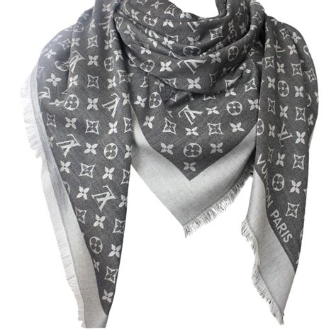 louis vuitton monogram scarf black|Meer.